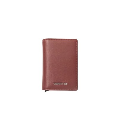 Cerruti 1881 Red Calfskin Men Wallet 100% Authentic