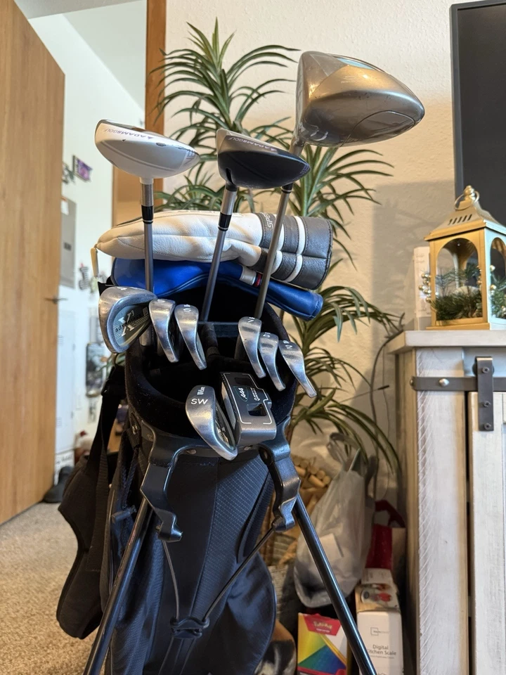 Juego completo de palos de golf para diestros de 12 piezas para mujer con bolsa de golf independiente Foto 3 de 4