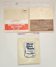 3 Packs Aida 14 Count 12"x18" Cross Stitch Fabric