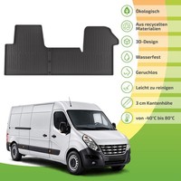 GummifußMatten Fussmatten Eco Friendly FüR Renault Master 2010-2024