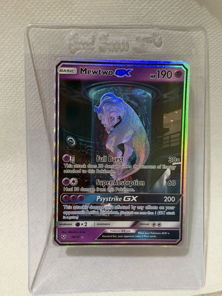 Pokémon TCG Chinese Mewtwo & Mew-GX CSM2bC-164/150 SR Holo Card Pokémon TCG Chinese Mewtwo & Mew-GX CSM2bC-164/150 SR Holo Card