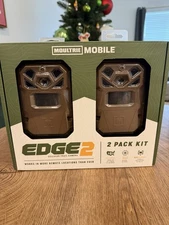 Moultrie Mobile Edge 2 36MP Cellular Trail Camera 2 Pack Kit Brown MMC-14124