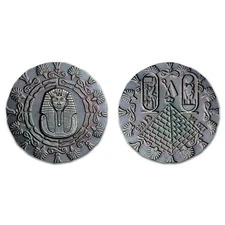 Egyptain King Tut 1/4 Oz .999 Fine Silver Round