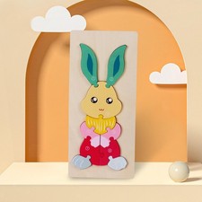 Haltbare Tierformen-Puzzle-Kaninchen für Jungen oder Mädchen im