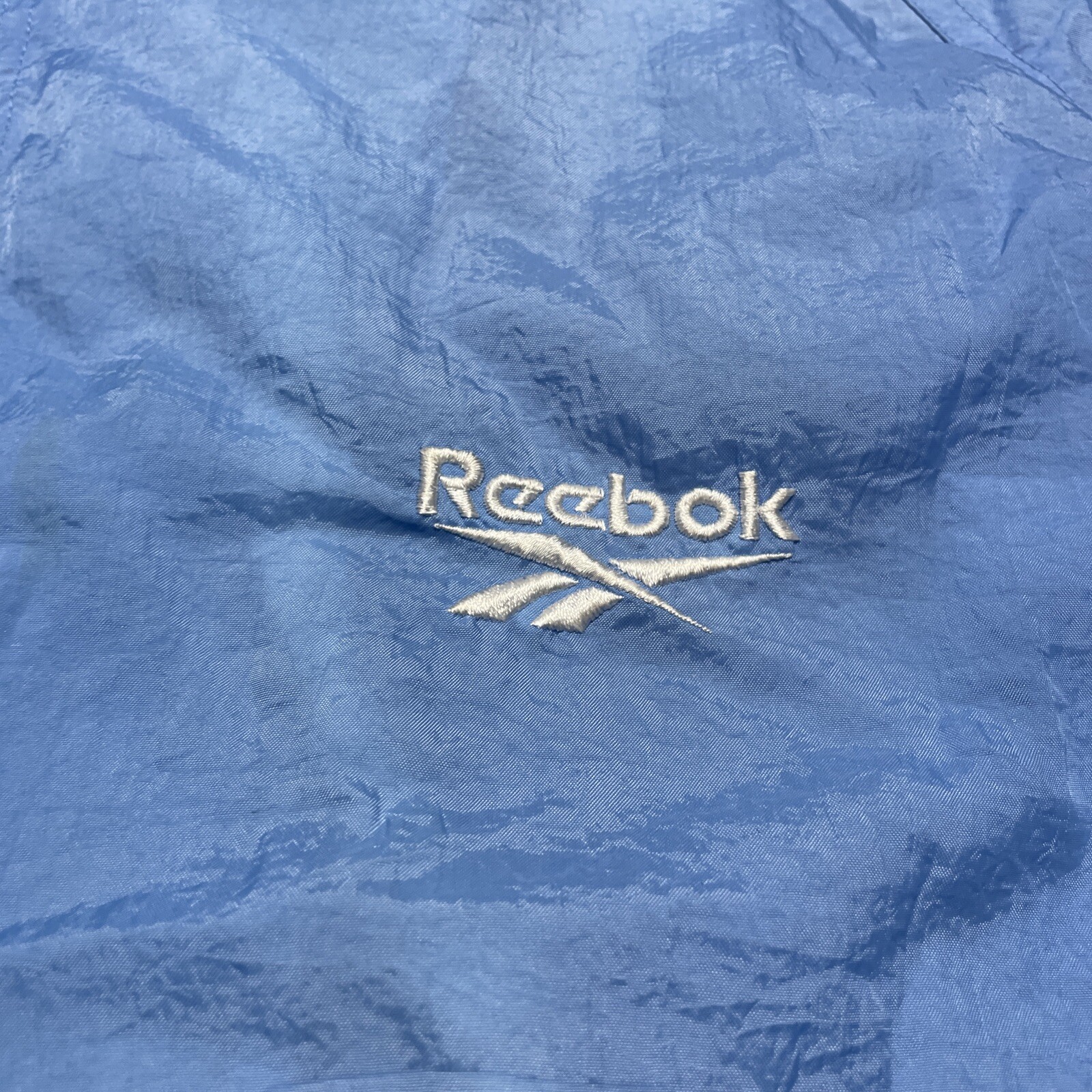 Vintage Reebok Windbreaker Mens Extra Large Blue … - image 3