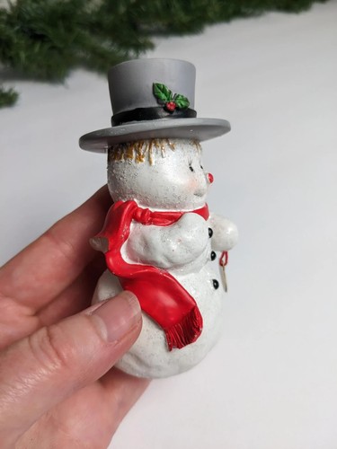Estatuillas de Navidad de muñeco de nieve y mujer de nieve de Morehead - Imagen 6 de 6