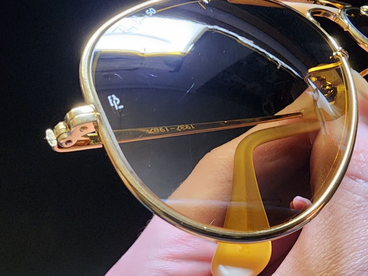 Vintage B&L Ray Ban Bausch & Lomb 58mm RB50 The General Vintage B&L Ray Ban Bausch & Lomb 58mm RB50 The General