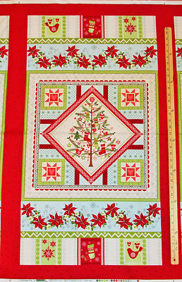 O Christmas Tree Cardinal Quilt Studio E Fabric Panel  23''  2200P