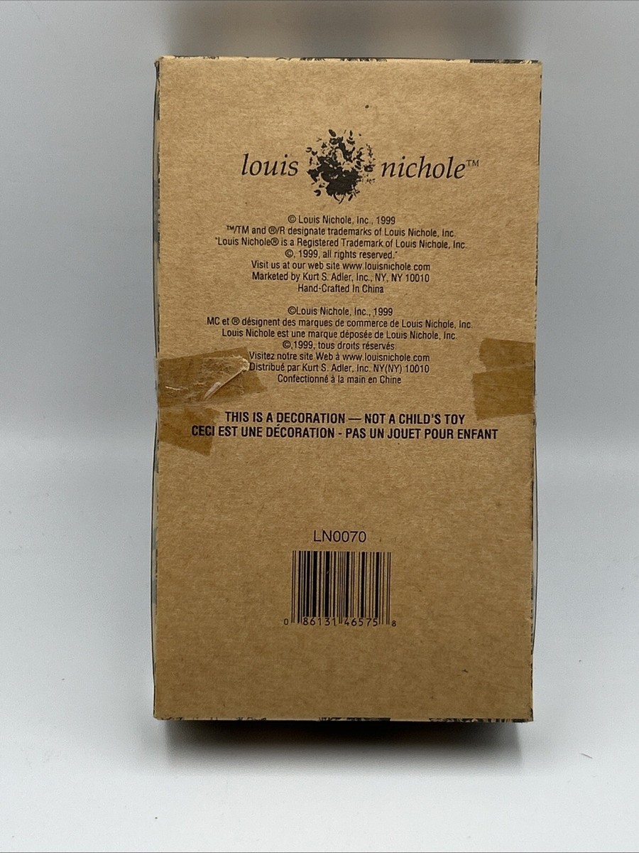 Kurt Adler Louis Nichole Victorian Christmas Ornament Child Purple