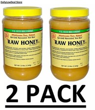 2 PACK - YS Eco Bee Farms RAW Unfiltered Unpasteurized Honey 3 lbs Total 6 lbs 