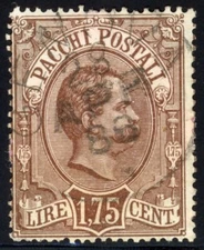 Italy 1884-1886 RARE Parcel Post Issue Scott#Q6 Very Fine Used Scarce Gem!