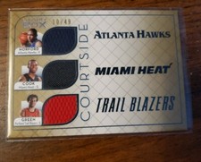 Al Horford Cook Green 2007 Topps Luxury Box Courtside Triple Jersey /49 💎