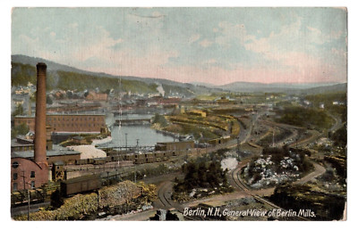  1910s Berlin Mills Postcard Berlin, NH General View of Leighton Co. 