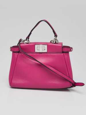 FENDI マイクロピーカブー ハンドバッグ 8M0355 フェンディ(FENDI)フェンディ マイクロピーカブー ハンドバッグ