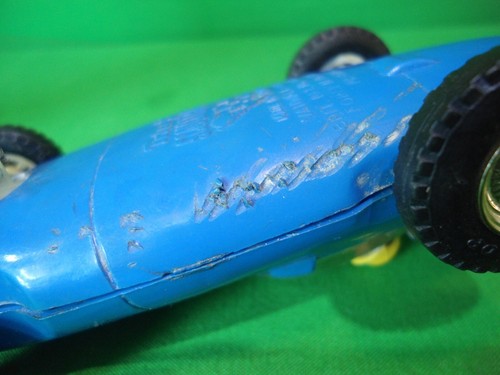 Scalextric 1:32 C55 1960s Triang Blue Vanwall Grand Prix Slot Car For Restore - Picture 14 of 14