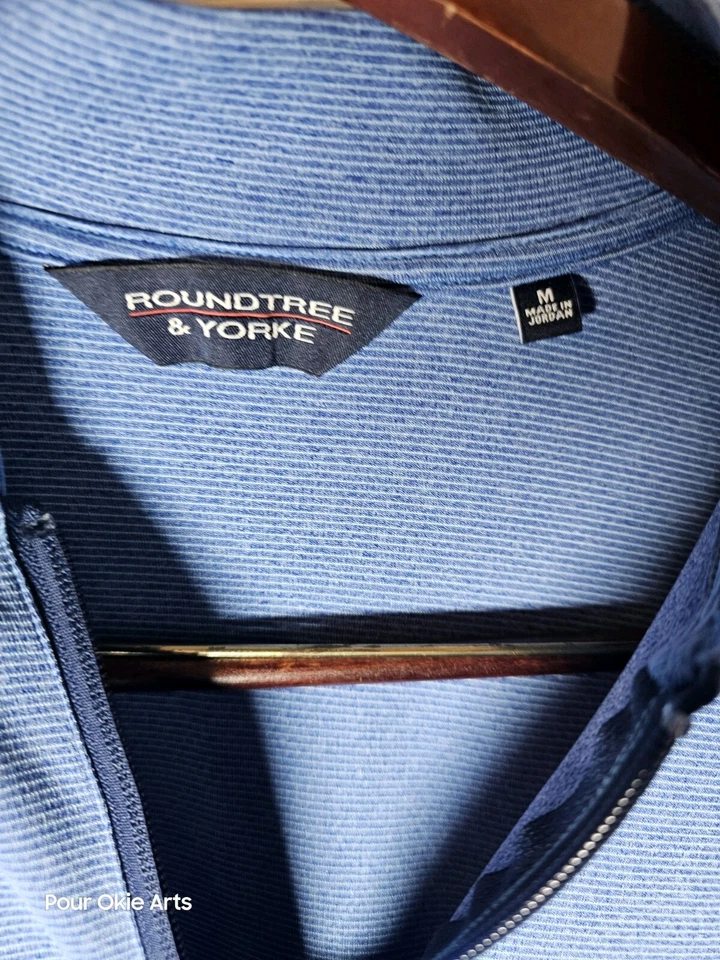 Juego de 2 camisas elásticas Roundtree & Yorke Performance M 1/4 cremallera Foto 3 de 4