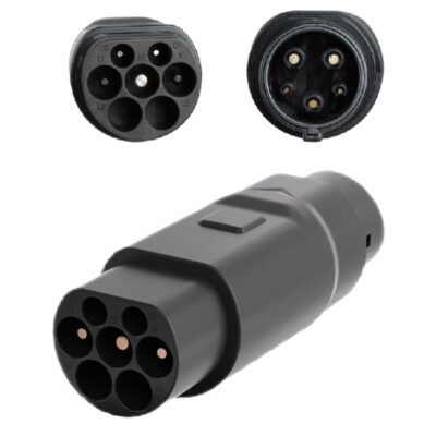 Typ 2 auf Typ 1 Elektrofahrzeug Ladegerät Adapter mit IP54 Schutzart