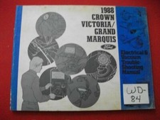 1988 FORD CROWN VICTORIA / GRAND MARQUIS ELECTRICAL & VACUUM TROUBLESHOOTING MAN