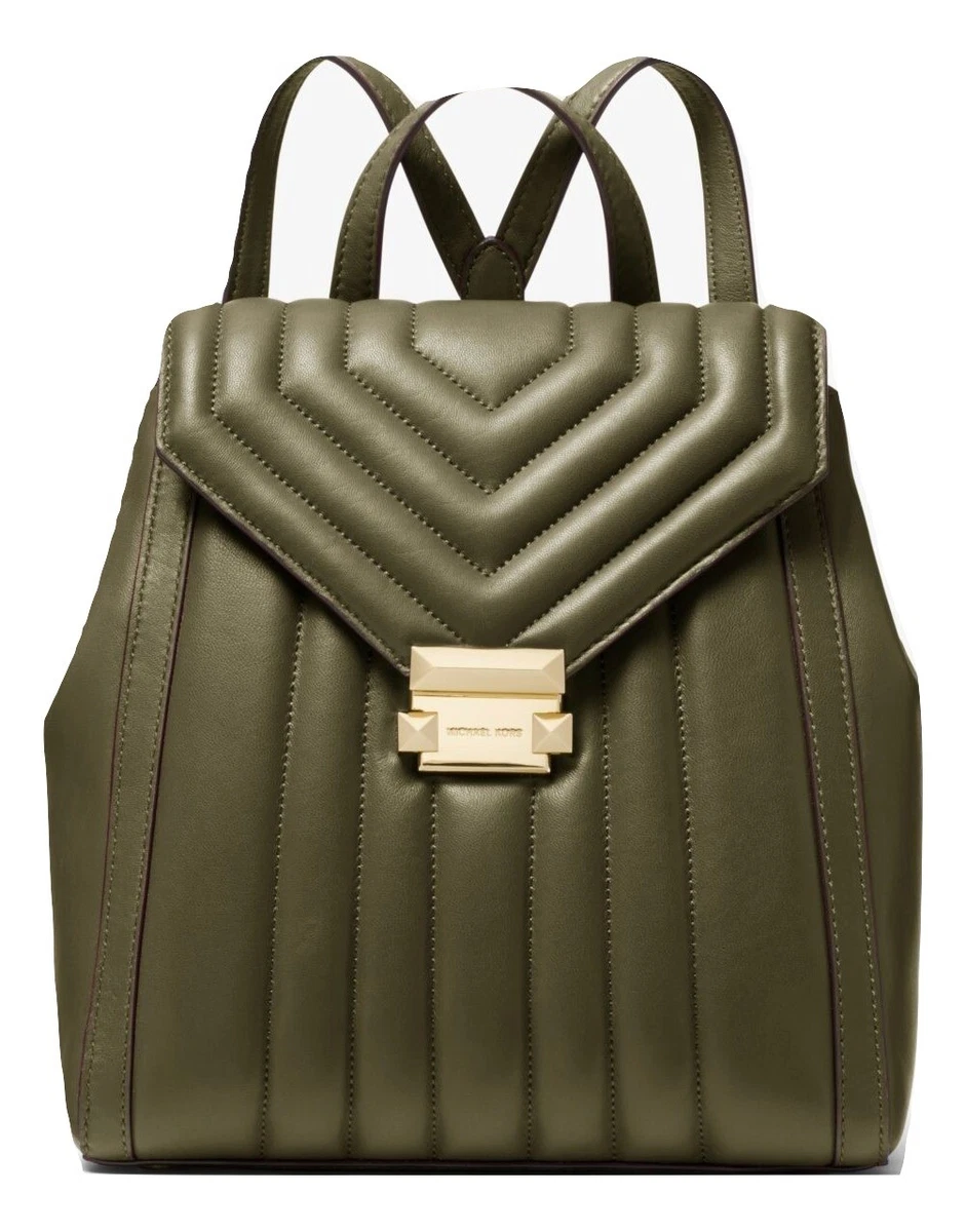 Michael michael kors whitney quilted leather backpack online