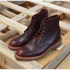 Made In UK - 11 US (10 UK) - Tricker’s -Kudu - BERNWOOD BOOT-Burgundy Trickers