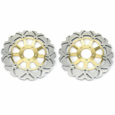 2x Bremsscheiben vorne für Kawasaki ZZR600E 93-07 ZX6R 95-02 ZX12R 04-07 GPZ1100