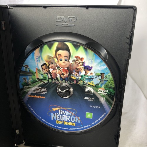 Jimmy Neutron, Boy Genius (DVD, 2001) Kids Cartoon Movie - PAL R4 - Free Postage - Picture 3 of 3