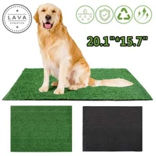 20"x15" Puppy Pet Potty Training Pee Indoor Toilet Dog Grass Pad Mat Turf Patch