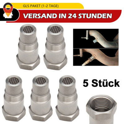 5 Stück Lambdasonden Lambda Eliminator Spacer Metallkat Lamda O2 Sensoren Sonde