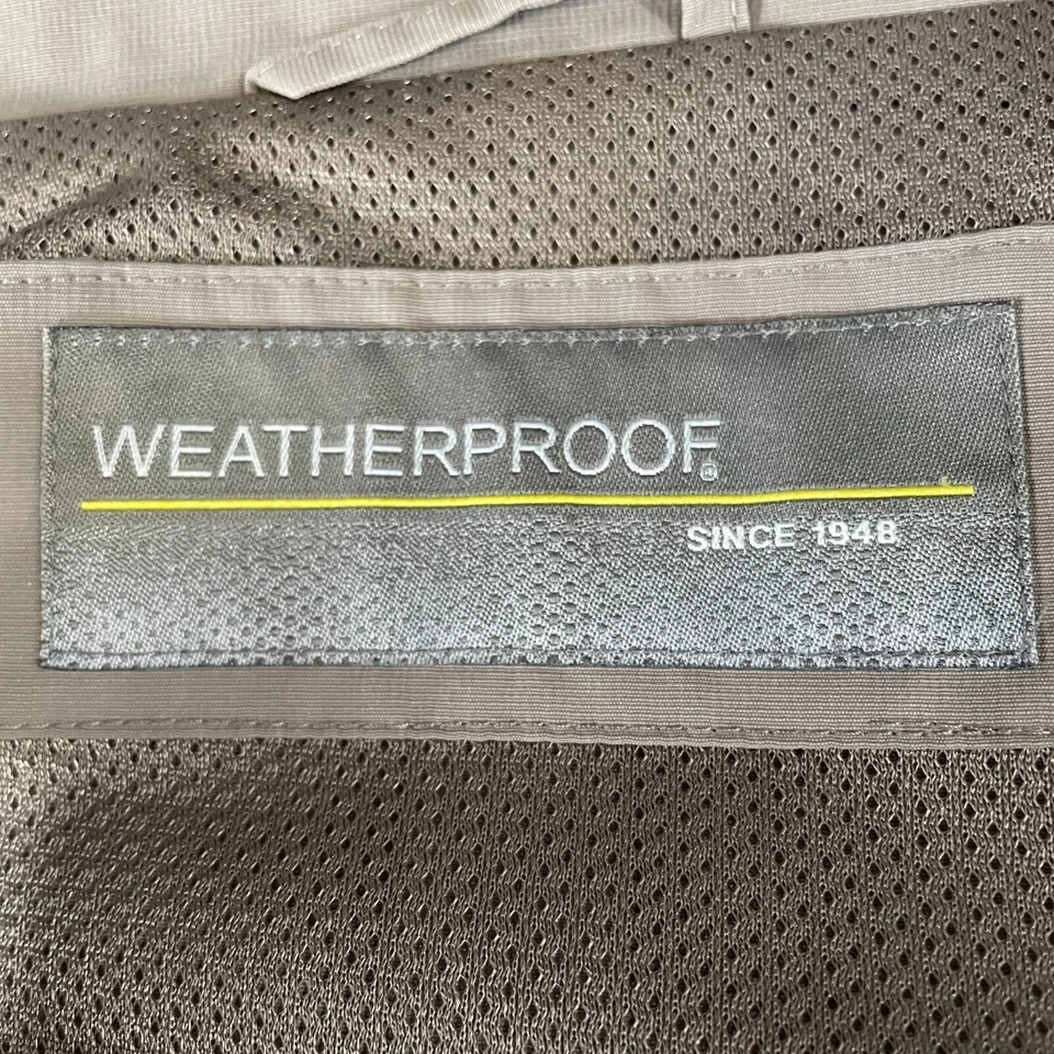 Weatherproof Mens Jacket Medium Gray Windbreaker Lightweight Zip Up Outdoor - Image 3 of 4