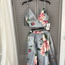 Speechless Pink and Silver Prom Dress size: 3 NWT