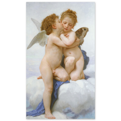 William Adolphe Bouguereau, Der erste Kuss, Poster