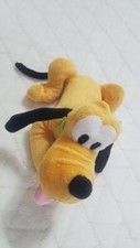 Disney Store Pluto Plush Dog Stuffed Animal 8" Toy Doll Mini Bean Bag