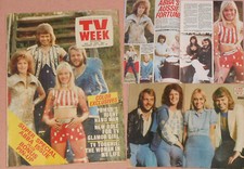 Aussie TV WEEK 1976 - ABBA Cover AGNETHA FALTSKOG ANNIFRID LYNSTAD Bjorn Benny