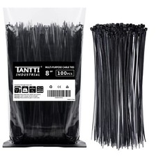 50Pcs 8Inch Heavy Duty Zip Ties Extra Long Cable Ties for Awnings Branches