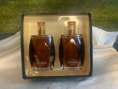 #ad LIZ CLAIBORNE SPARK 100ML COLOGNE SPRAY 100ML AFTERSHAVE GIFT SET $127.50
