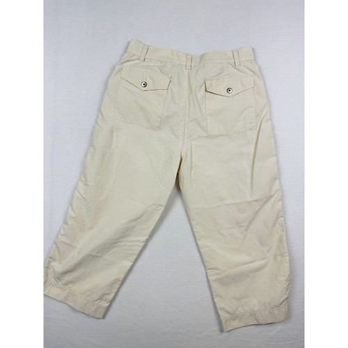 Lauren Active Nylon Cargo Utility Style Capri Size 8 Ripstop Beige Skimmer - 第 2/14 張圖片