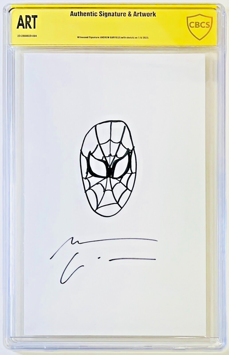 CBCS Spiderman Andrew Garfield Signed Authentic Signature