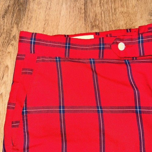 Vintage Jaymar Pants Mens 70s Hippy Beatnik Leisure Suit Disco Plaid MCM 38 29 - Picture 11 of 16