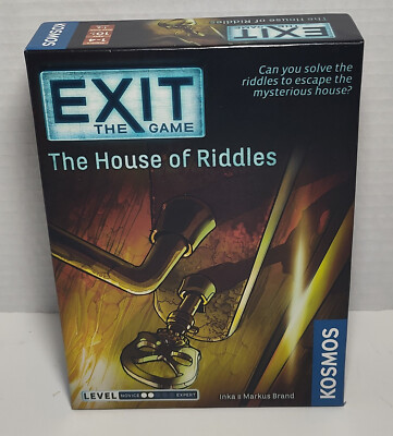 EXIT The Game The House of Riddles 2020 Escape Room Board Game Complete