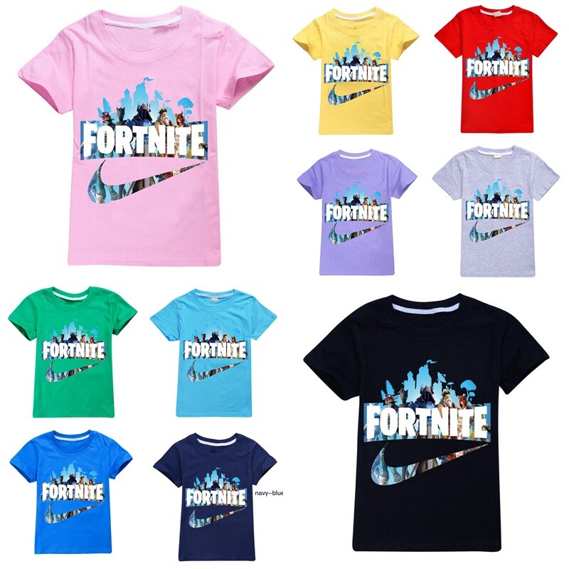 Kids Tshirt Fortnite Just Do It Shirt Fortnite Kids White T-Shirt