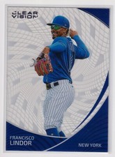 FRANCISCO LINDOR Acetate 2022 Chronicles Clear Vision #5 New York Mets