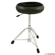 Roc-N-Soc NR R-K Nitro Gas Round Drum Throne - BLACK Authorized Dealer Free Ship