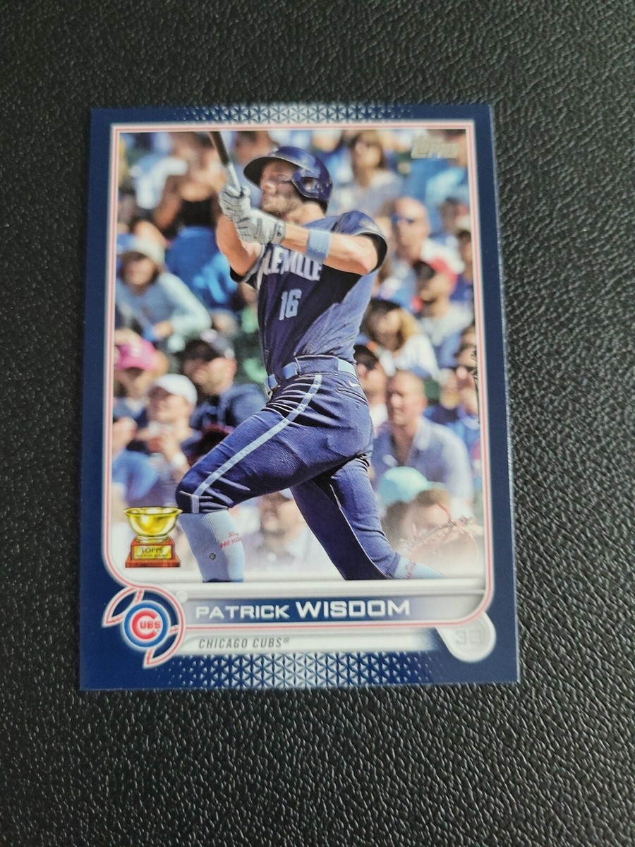 Patrick Wisdom Gold Cup 2022 Topps Series 1 #271 Blue Parallel B11