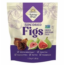 Sun Dried Natural Smyrna Figs, Sunny Fruit, 1.13kg, Unsulphured, Gluten Free 15.30 per kilo