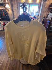 Disneyland Mickey Mouse Pullover Sweater - Yellow Choose your size  New 