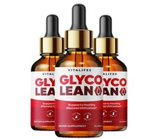 3 Pack Glyco Lean Drops, GlycoLean Blood Support Advanced Formula 30 Servings