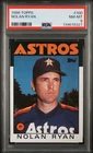 1986 Topps Baseball Nolan Ryan Houston Astros #100 PSA 8 Nm-Mt #139678327 GOAT