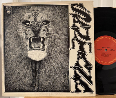Santana Self-Titled Vinyl LP Columbia CS 9781 Evil Ways Soul Sacrifice