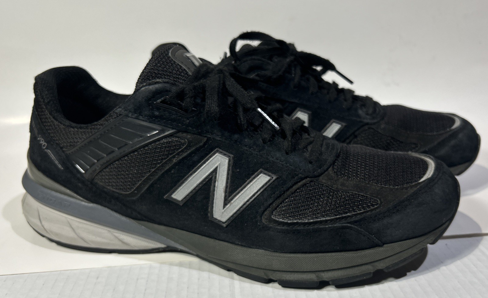 SAOLA New Balance 990 V5 nero taglia 12 made in USA