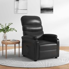 Relaxsessel Schwarz Kunstleder vidaXL